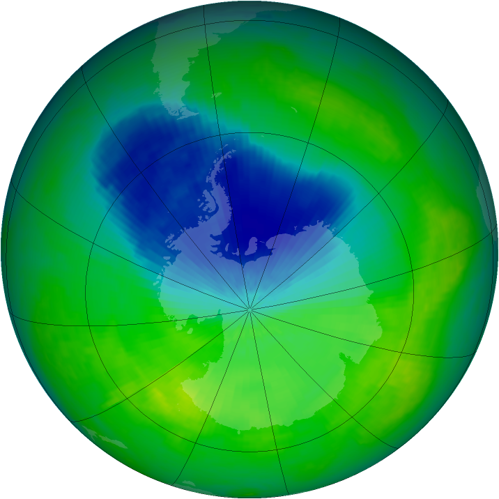 Ozone Map 2002-10-29